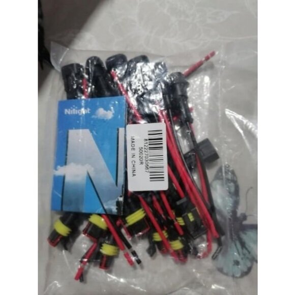 2Pin Way 16AWG Waterproof Wire 1.5mm Series Terminal Connector 10 Pack - Picture 2 of 2